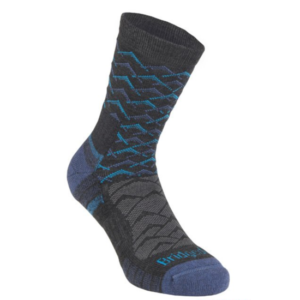 Ponožky Bridgedale Hike Lightweight Merino Performance Ankle dark grey/blue/126