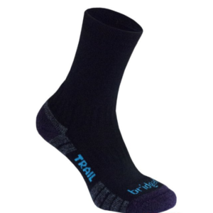 Ponožky Bridgedale Hike Lightweight Merino Performance Boot Women's black/purple/016
