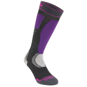 Ponožky Bridgedale Ski Easy On Women's graphite/purple/134