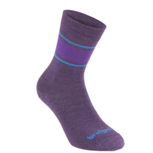 Ponožky Bridgedale Everyday Sock/Liner Merino Endurance Boot Women's purple/371