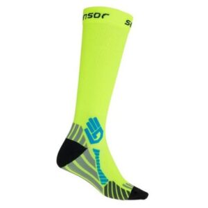 Ponožky Sensor Compress reflexní žlutá 17100125