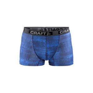 Boxerky CRAFT Greatness 3" 1905488-3125 - modrá s potiskem