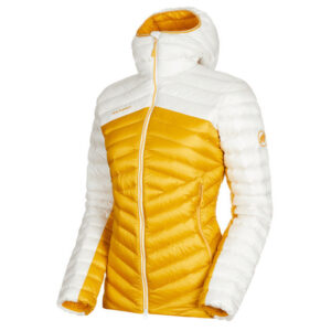 Dámská bunda Mammut Broad Peak IN Hooded Jacket Women golden bright white 1247