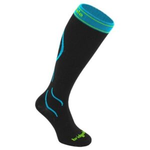 Ponožky Bridgedale Compression Ski 007 black/blue