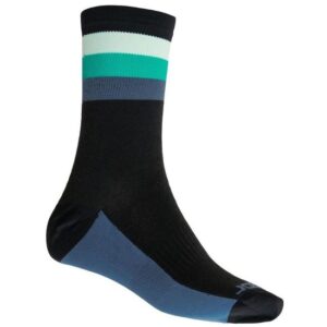 Ponožky Sensor COOLMAX SUMMER STRIPE černá/zelená 20100040