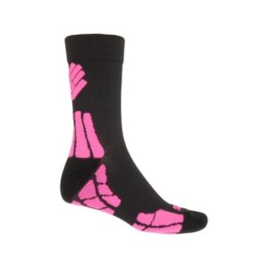 Ponožky Sensor Hiking New Merino Wool černá/růžová 15200055