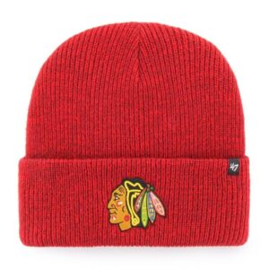 NHL 47 Brand čepice Brand Cuff Knit Brain Freeze SR, senior, Chicago Blackhawks