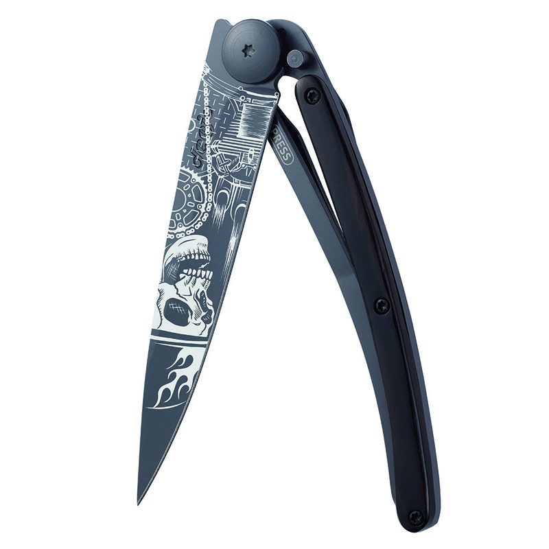 Kapesní nůž Deejo 1GB134 Black Tattoo 37g