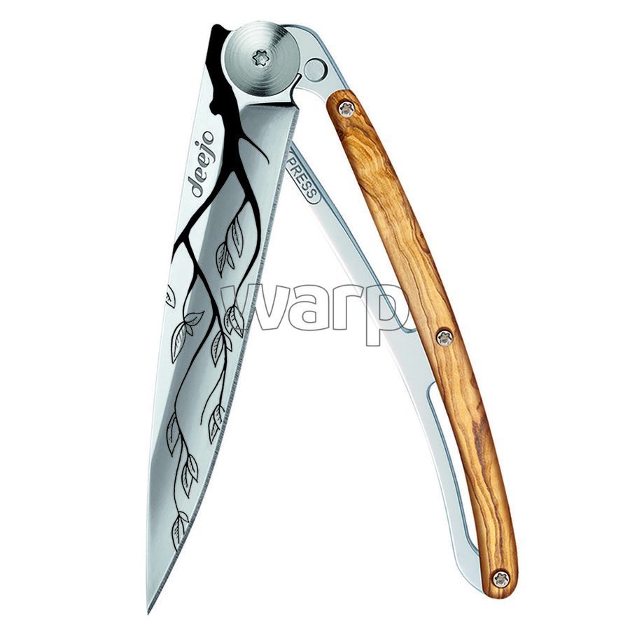 Kapesní nůž Deejo 1AB107 Tatto 37g olivewood