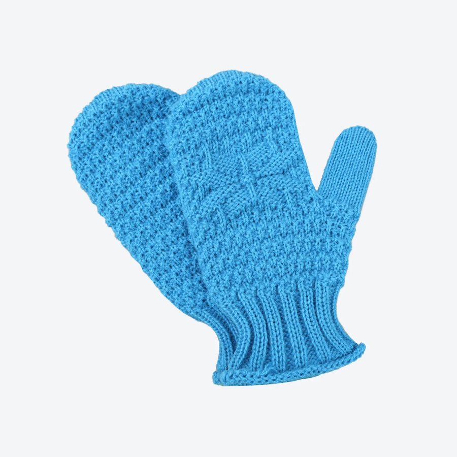 Dětské pletené Merino rukavice Kama