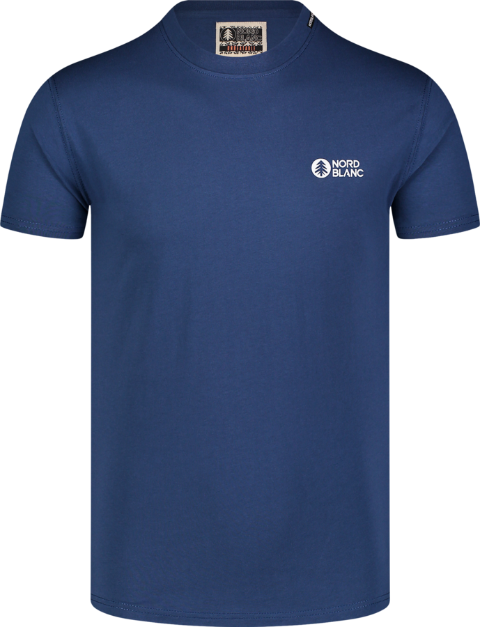 Modré pánské tričko z organické