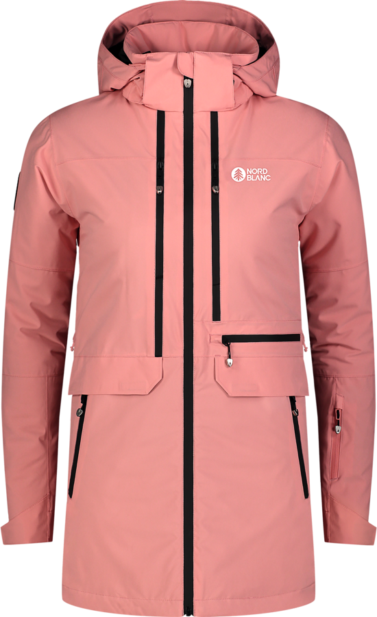 Růžová dámská lyžařská bunda NordBlanc