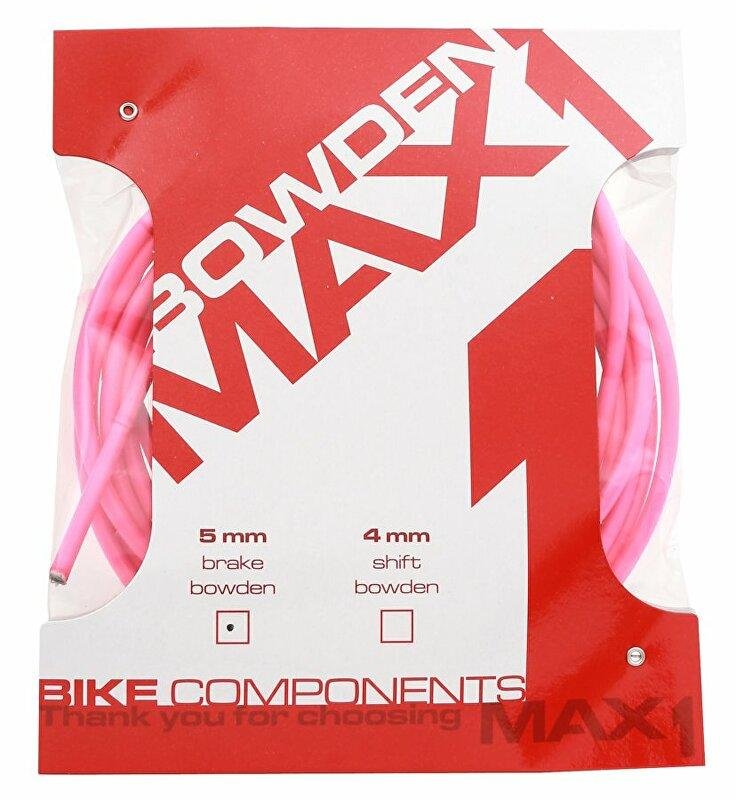 Max1 bowden 5 mm fluo růžová